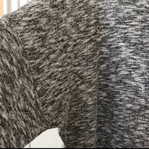 Bobeau Black/Gray Long Sleeve Funnel Neck Dress - Size 1X - Picture 5 of 9